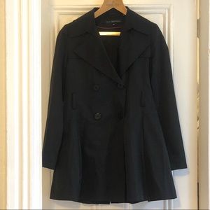 Via Spiga Raincoat, Black, size M